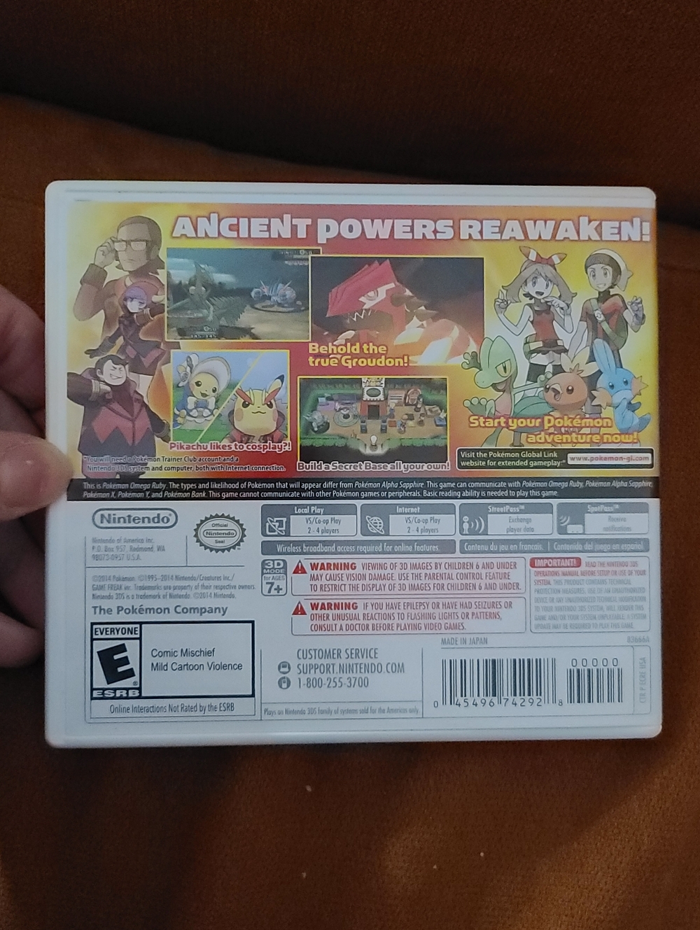 Pokemon Omega Ruby Nintendo 3DS Case Only, No Game, No Manual - Picture 2 of 3